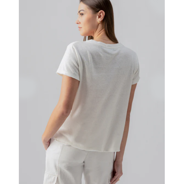 Sanctuary - Linen Perfect Tee - White