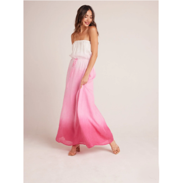 Bella Dahl - Strapless Maxi - Pink Ombre