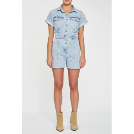 Daze - Topanga Romper - Dolphin