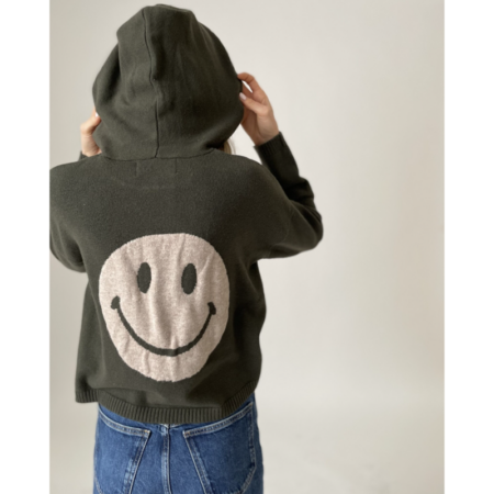 Six/Fifty - Smiley Hoodie - Olive/Latte