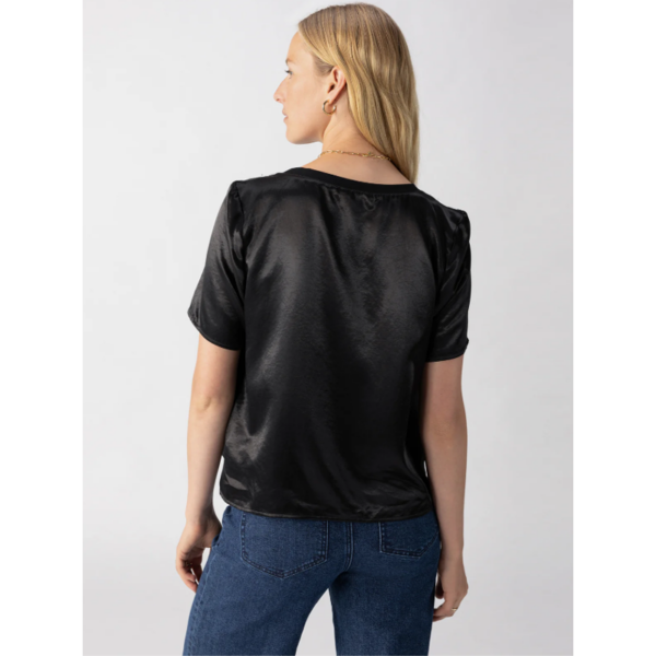 Sanctuary - Timeless Satin Tee - Black