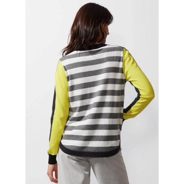 Zacket & Plover - Stripey Sweater - Charcoal Star