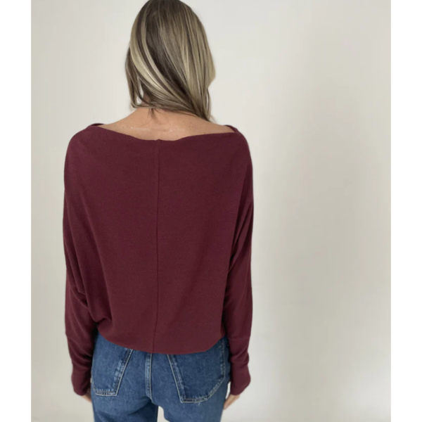 Six/Fifty- Anyhwere Top 24 - Burgundy