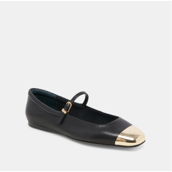 Dolce Vita - Reyes Toe Cap - Black Leather